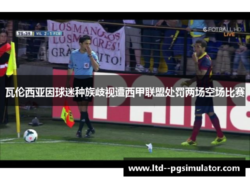 瓦伦西亚因球迷种族歧视遭西甲联盟处罚两场空场比赛